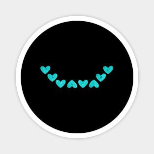 Smiley heart blue Magnet